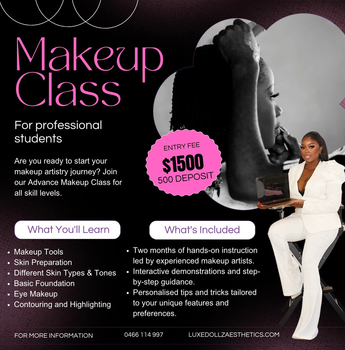 1on1 Makeup class